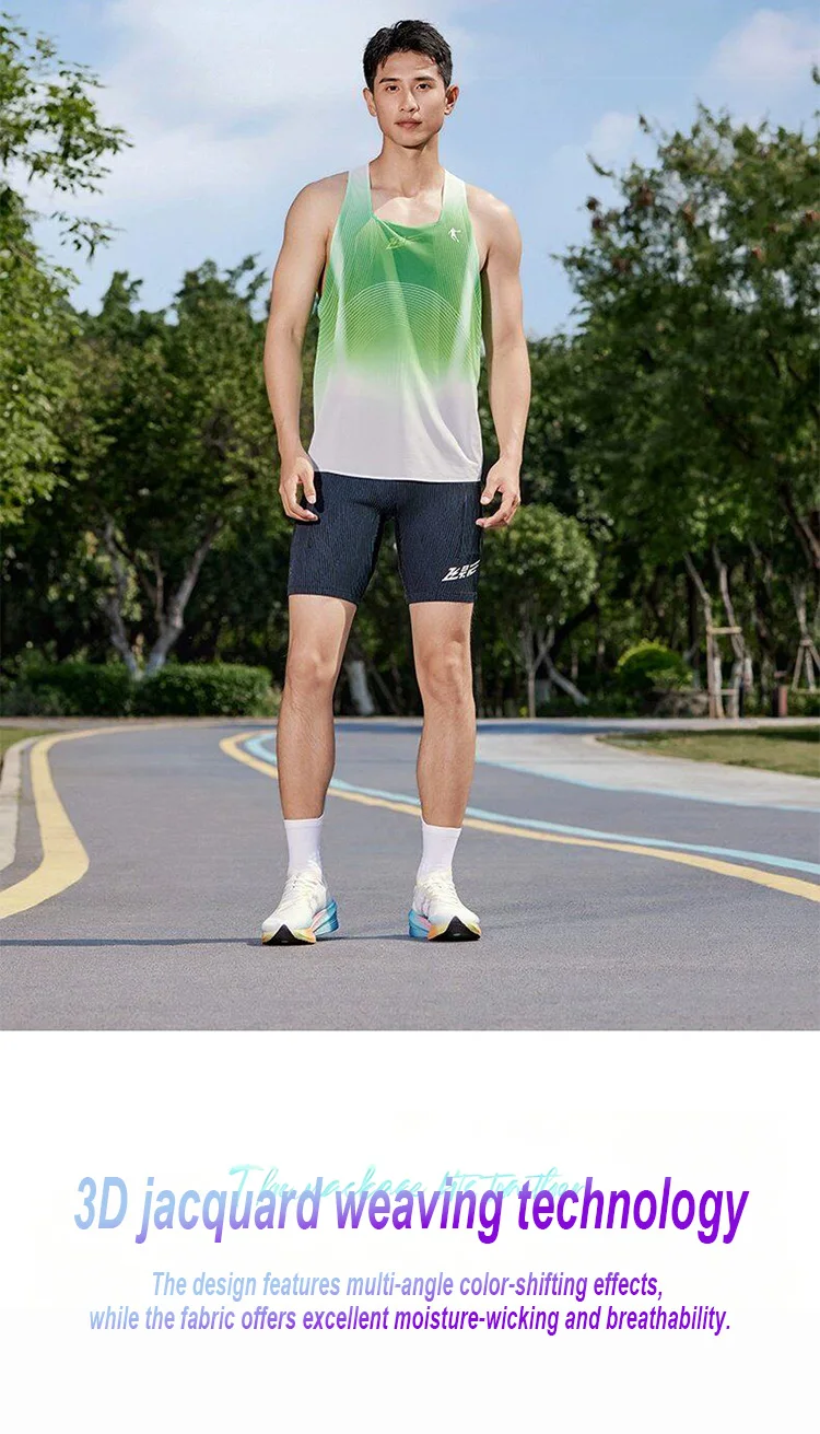 QIAODAN Feiying 4.0 Tight Marathon Running Shorts Male Summer Woven Half Pants with Waist Pocket Men's Clothing QXBZK3252166R