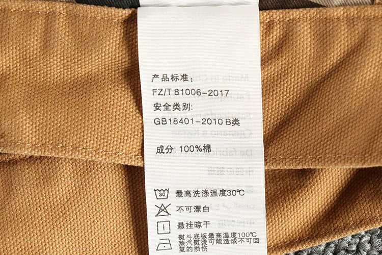 2024 Autumn New American Retro 320G Heavyweight Woven Cargo Pants Men's Fashion 100% Cotton Washed Straight Casual Trousers
