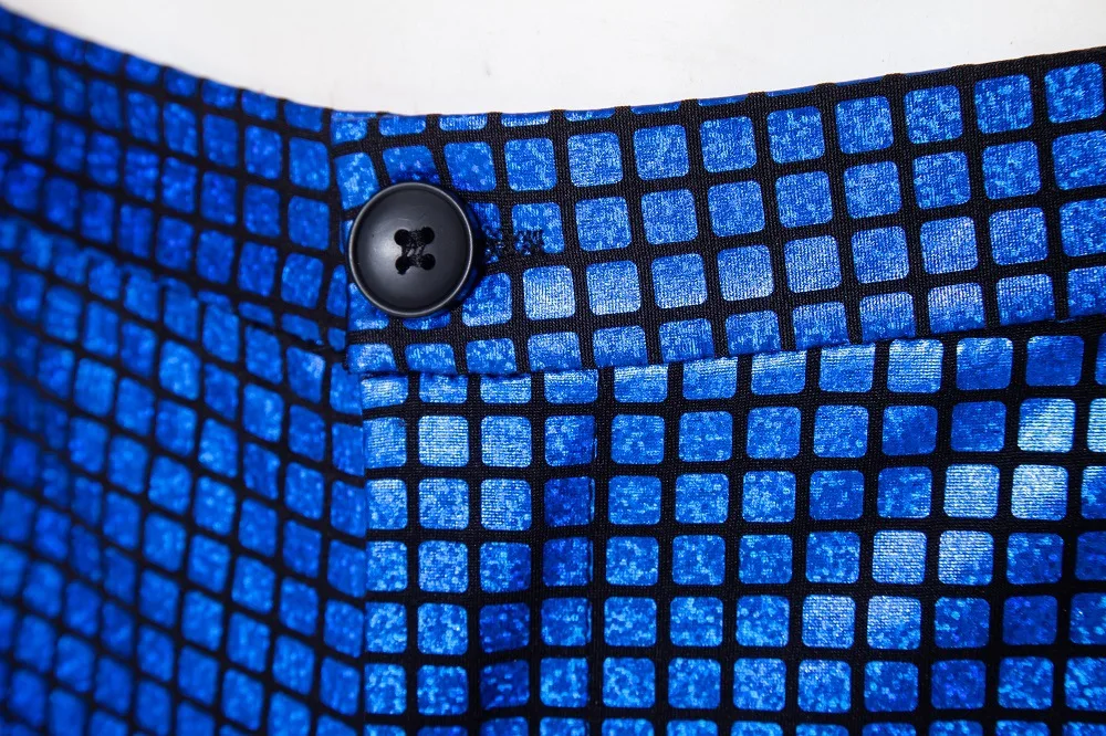 Fashionable New Men's Sequin Hot Stamping Suit Disco Cosplay Party Stage Nightclub Shiny and Cool Performance Suit Set SizeS-3XL