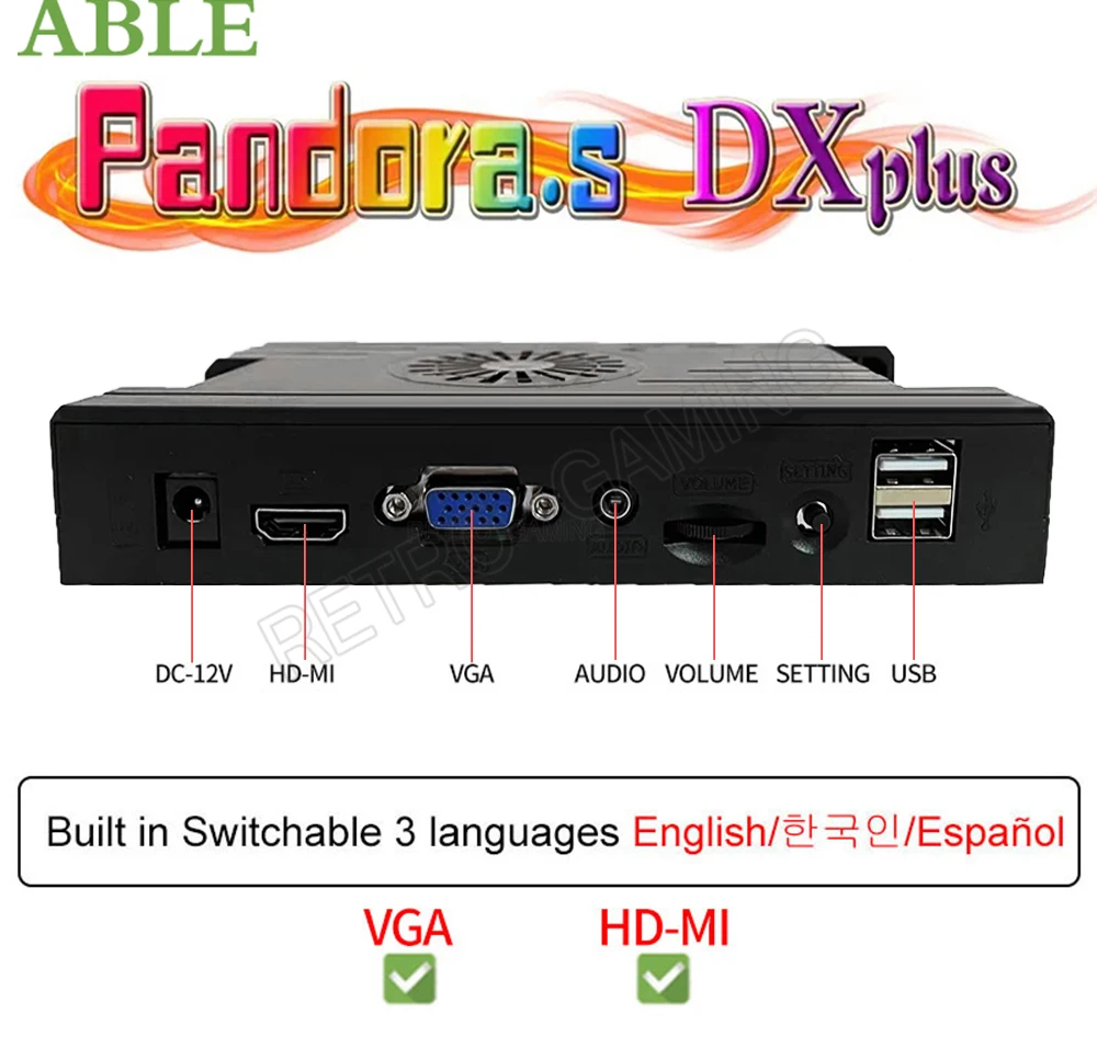 Pandora Saga Box DX Plus 20008 In 1 DIY Kit 5Pin Joystick Happ Style Push Button Arcade Game Console Cabinet for Bartop Machine