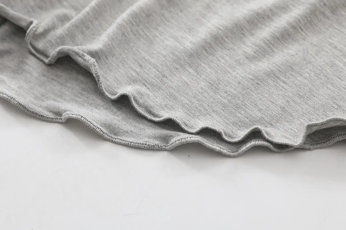 Women Modal Sleep Bottoms Comfortable Female Solid Color Pajama Shorts With Ruffles Hem Summer Thin Casual Loose Home Clothes