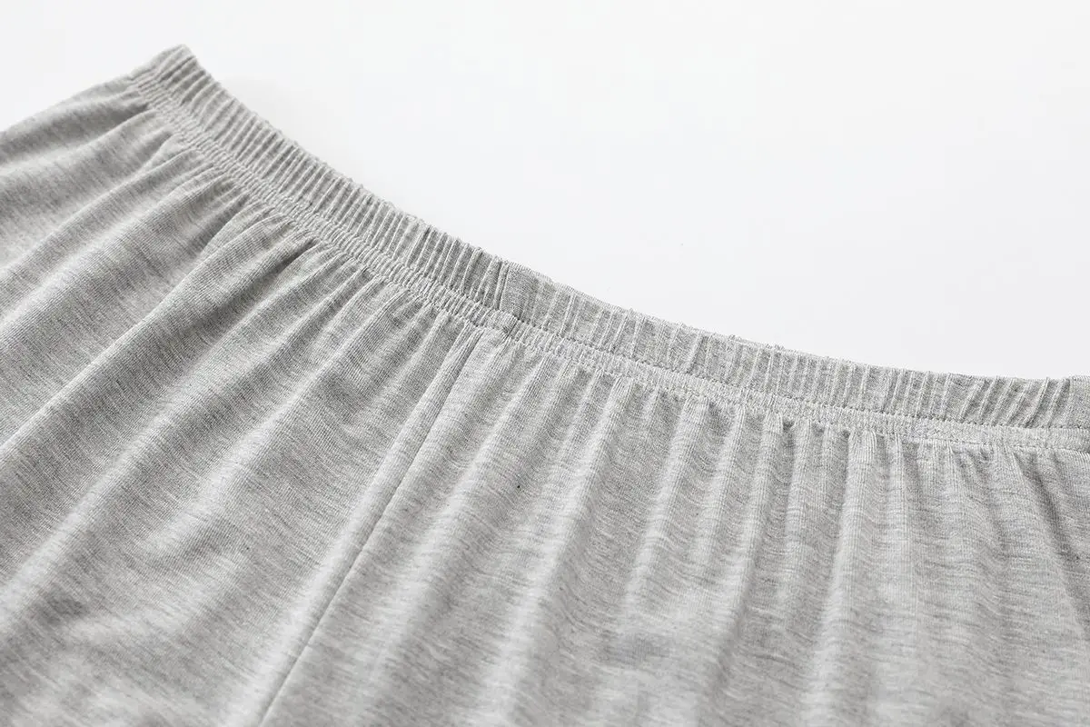 Women Modal Sleep Bottoms Comfortable Female Solid Color Pajama Shorts With Ruffles Hem Summer Thin Casual Loose Home Clothes