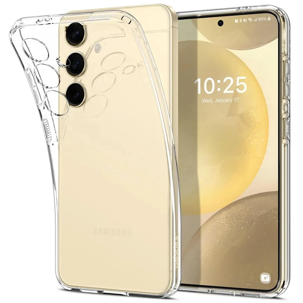 Jingjia Clear Protective Case For Samsung Galaxy S24 Ultra S23 FE S22 Plus Soft Silicone Shell A05 A15 A25 A35 A55 Back Cover