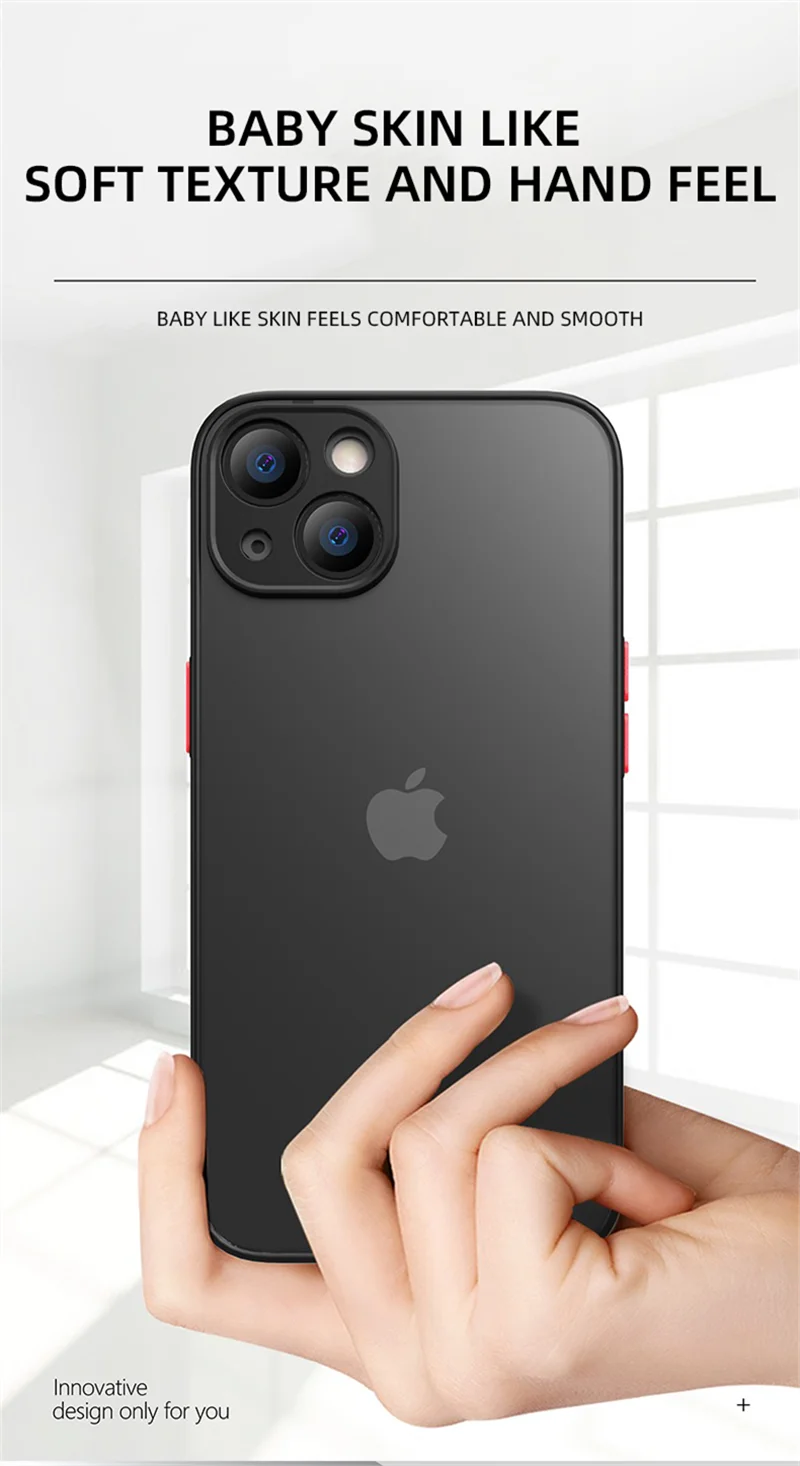 Jingjia Armor Bumper Shockproof Case For iPhone 15 11 12 13 Mini 14 Pro XR X Xs Max 7 8 Plus SE 2020 Silicone Hard Cover Capa