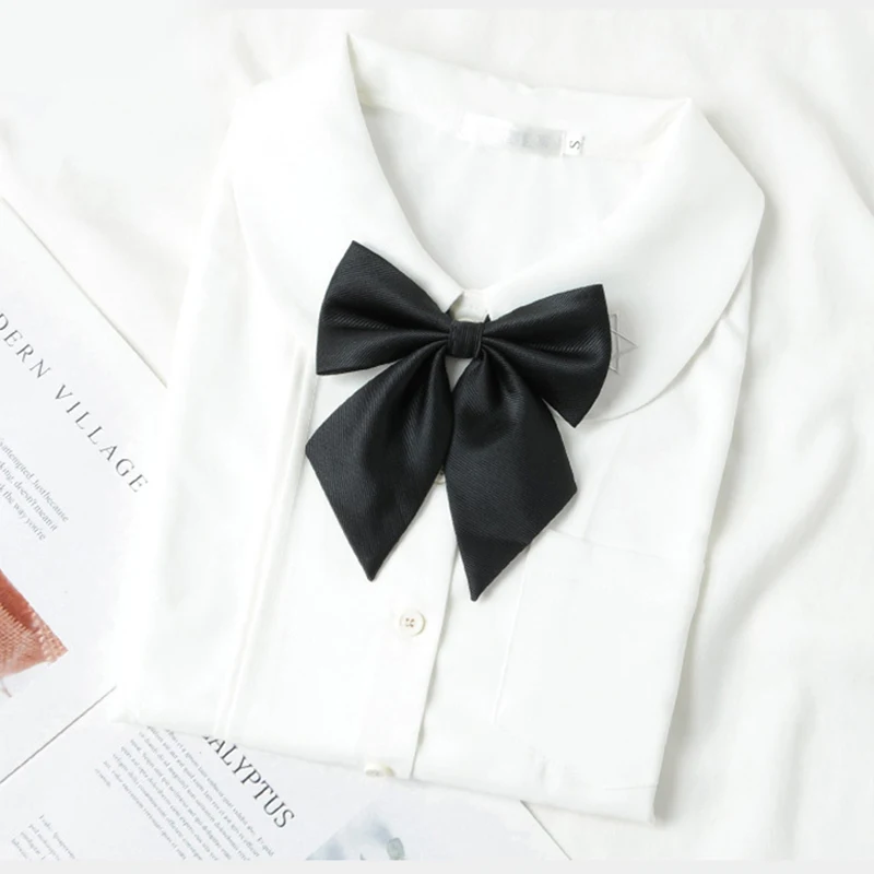 School Uniform Women Girls JK Bow Tie Rope New Necktie Handmade Japanese Clothing Shirt Butterfly Bowties