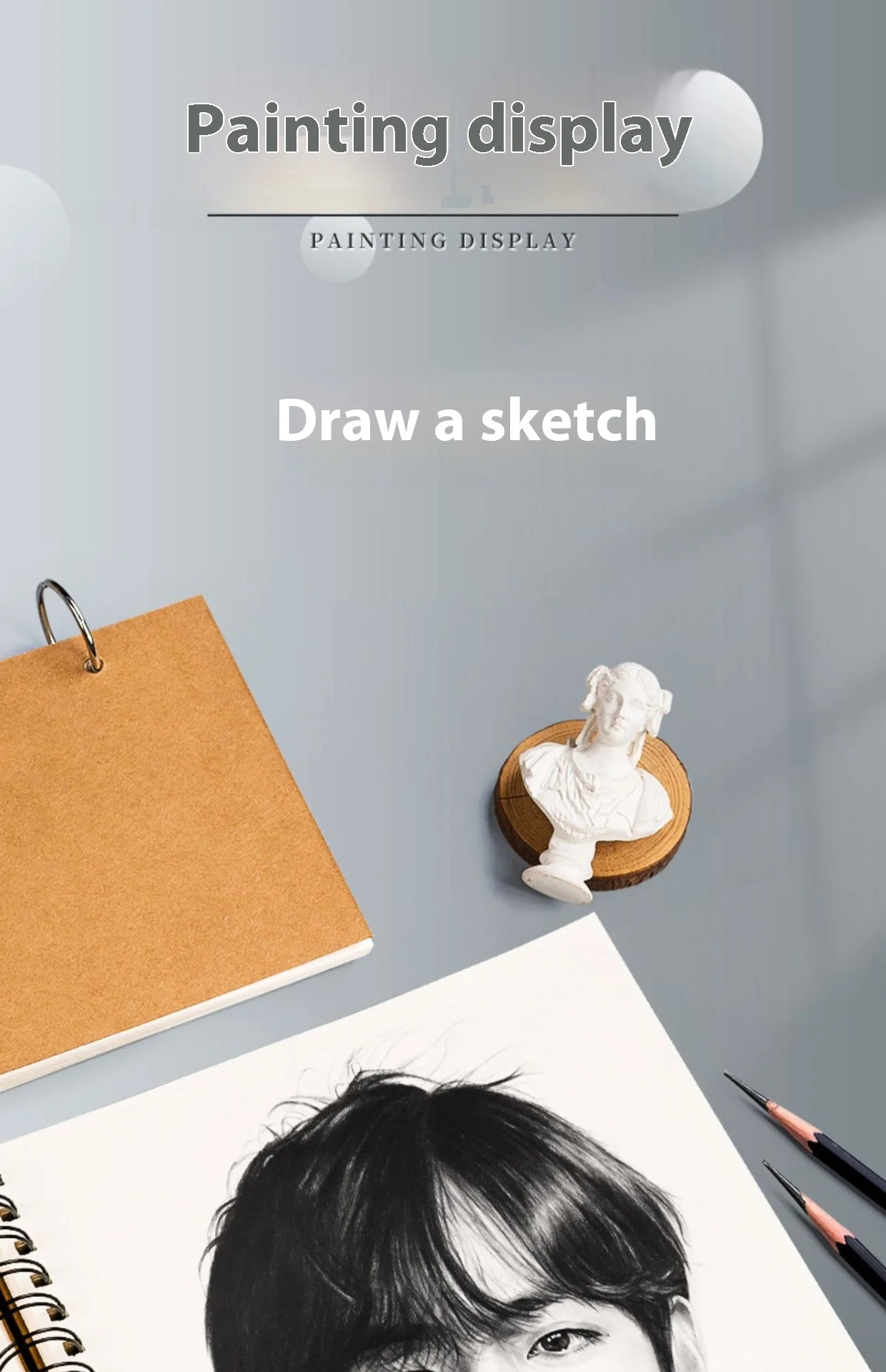 Borrence A3/A4/A5/8K/16K Sketchbook Thick Paper 160 GSM Brown Spiral Notebook Professional Watercolor Book Art School Stationery