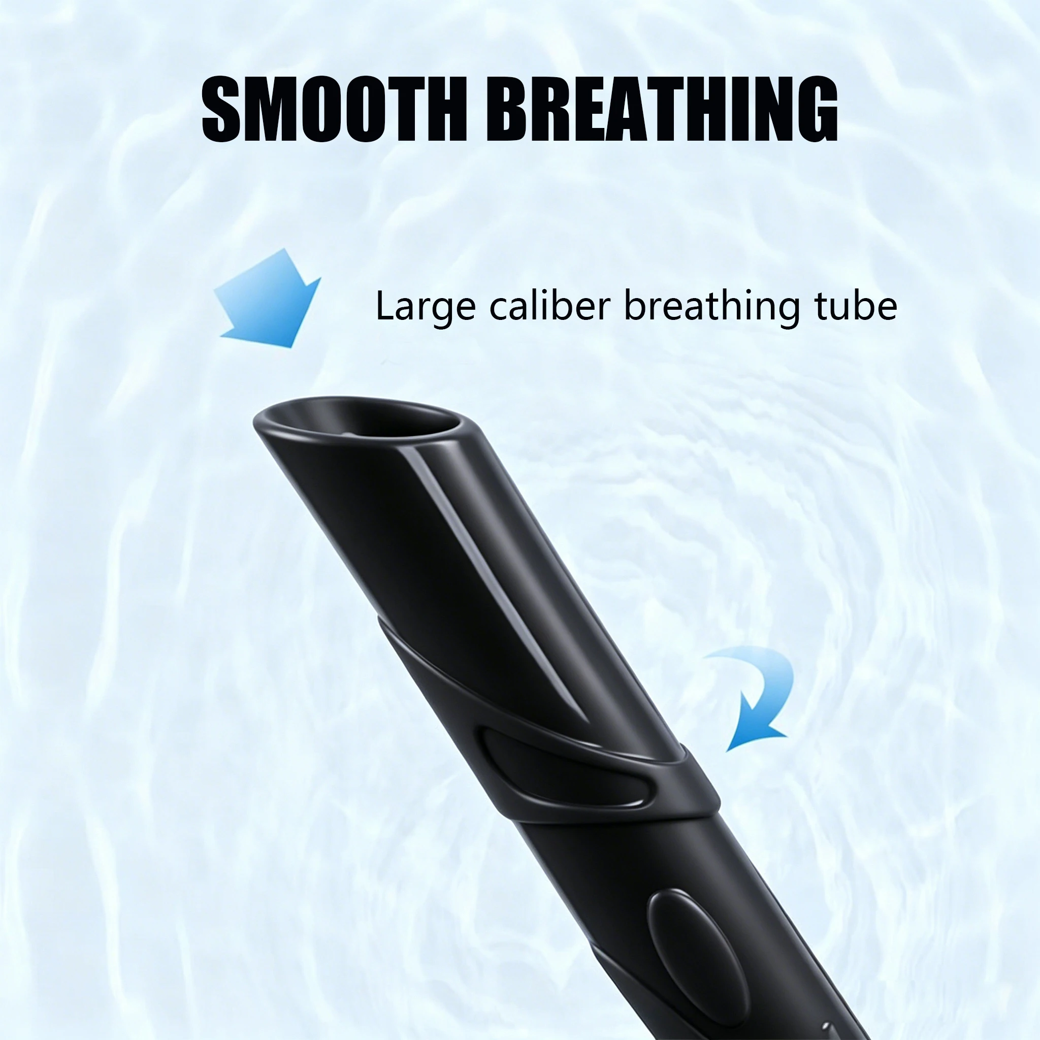 Soft Silicone Diving Snorkel Portable Foldable Wet Scuba Easy Breath Scuba With Storage Case Top Valve for Freediving Swimming