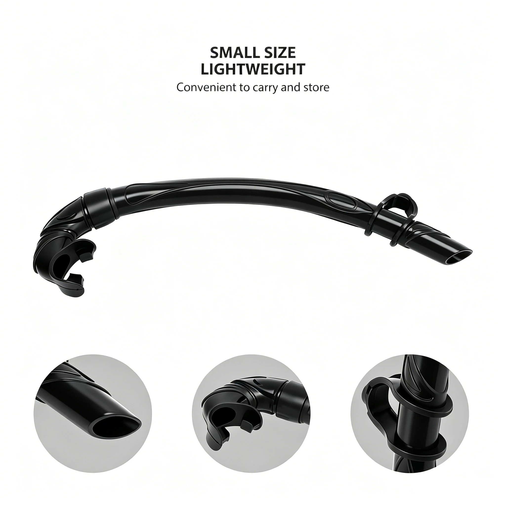 Soft Silicone Diving Snorkel Portable Foldable Wet Scuba Easy Breath Scuba With Storage Case Top Valve for Freediving Swimming