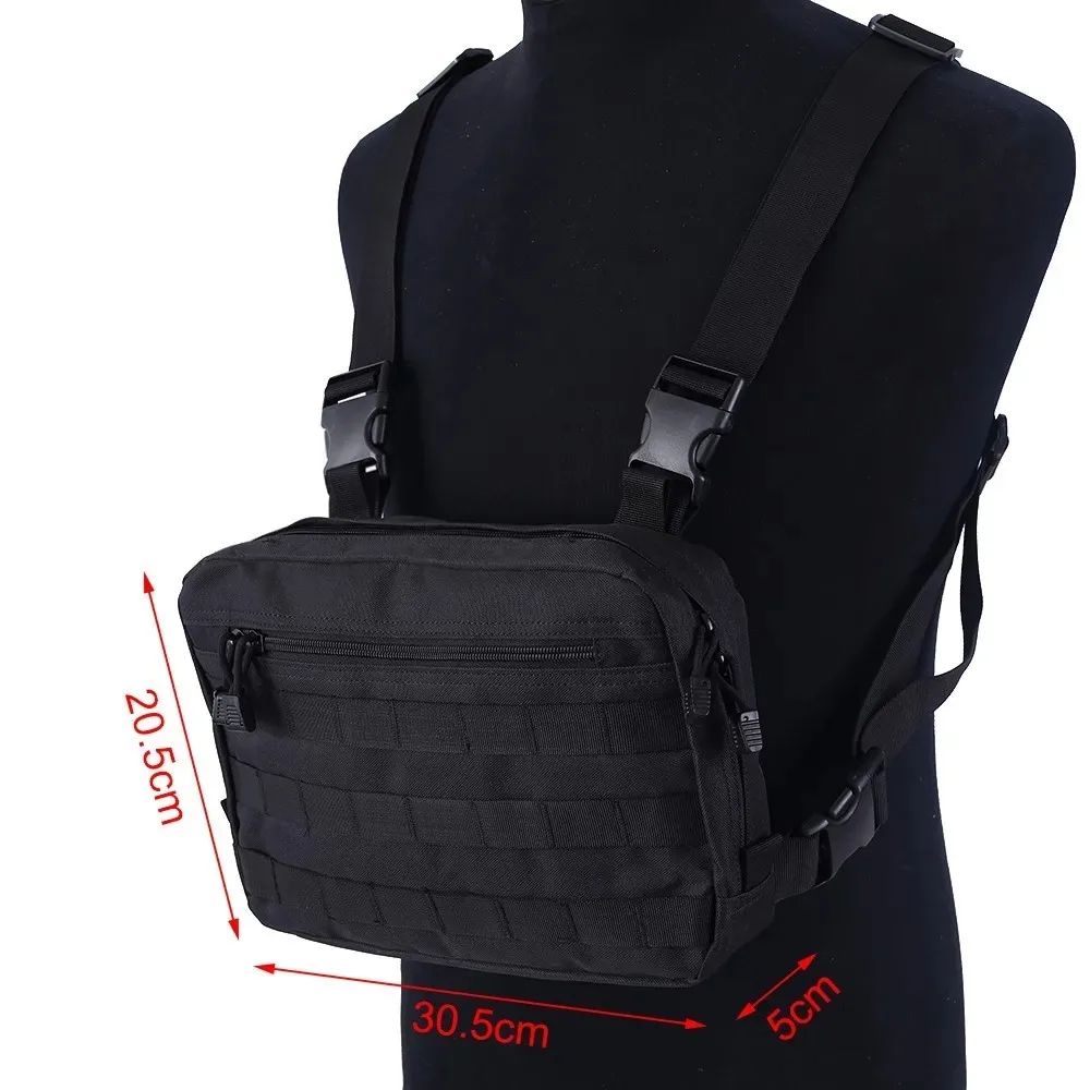 Outdoor versatile tactical chest bag Shoulder vest Backpack Waterproof storage for outdoor hunting