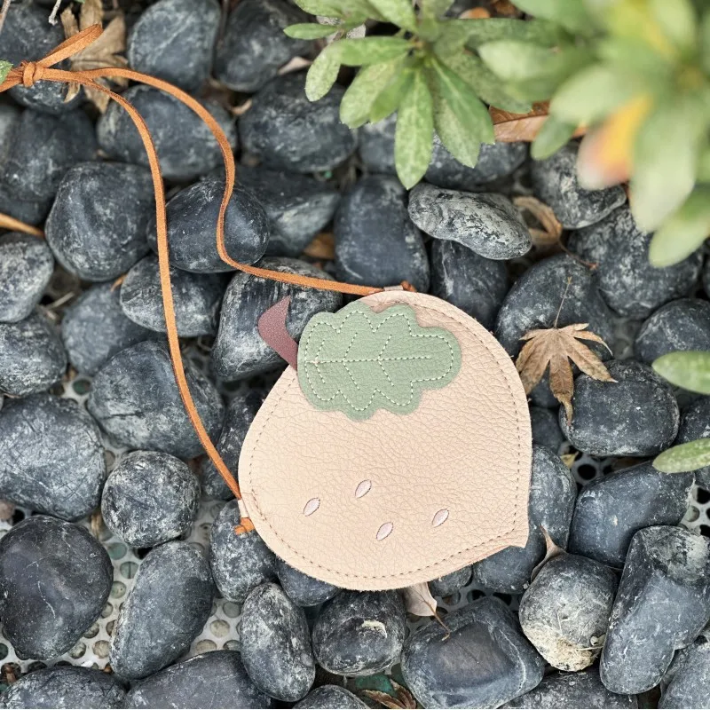 2024 New Girls Messenger Bag Kids Cute Pumpkin Fruit Pattern Children's Bag Children Cute Single Shoulder Crossbody Bag