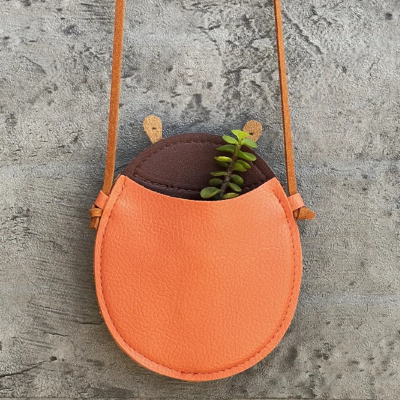 2024 New Girls Messenger Bag Kids Cute Pumpkin Fruit Pattern Children's Bag Children Cute Single Shoulder Crossbody Bag