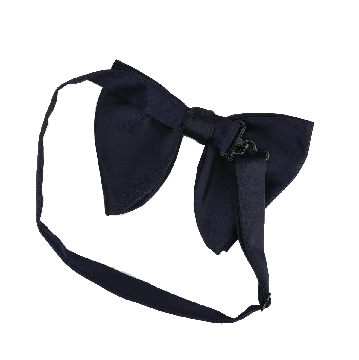 Elegant Solid Bow Tie For Men Wedding Bowtie Adjustable Oversize Bowtie Men's Vintage Groom Big Ties Butterfly Neck Boys Gifts