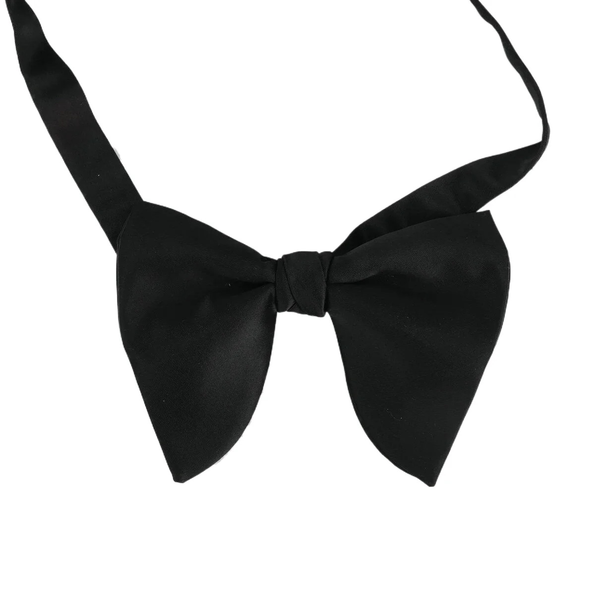 Elegant Solid Bow Tie For Men Wedding Bowtie Adjustable Oversize Bowtie Men's Vintage Groom Big Ties Butterfly Neck Boys Gifts