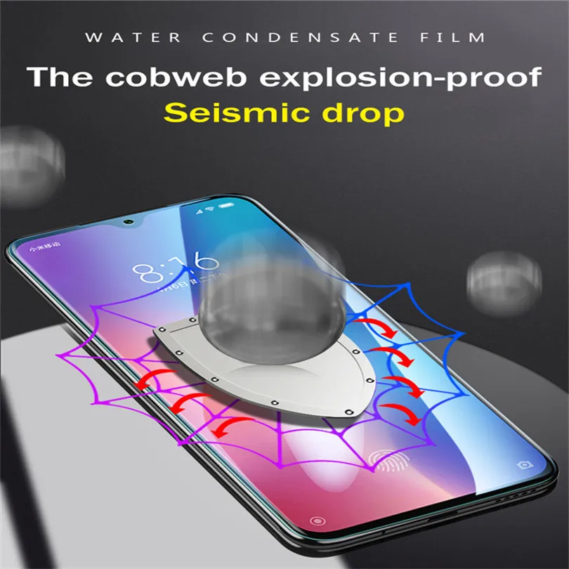 Reno12Pro Matte Hydrogel Film For OPPO Reno12 Pro Privacy Screen Protector Reno 12Pro Soft Anti Peeping HD Full Coverage Blue