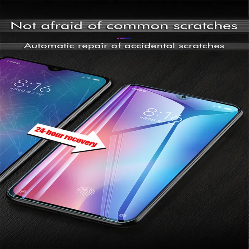 Reno12Pro Matte Hydrogel Film For OPPO Reno12 Pro Privacy Screen Protector Reno 12Pro Soft Anti Peeping HD Full Coverage Blue