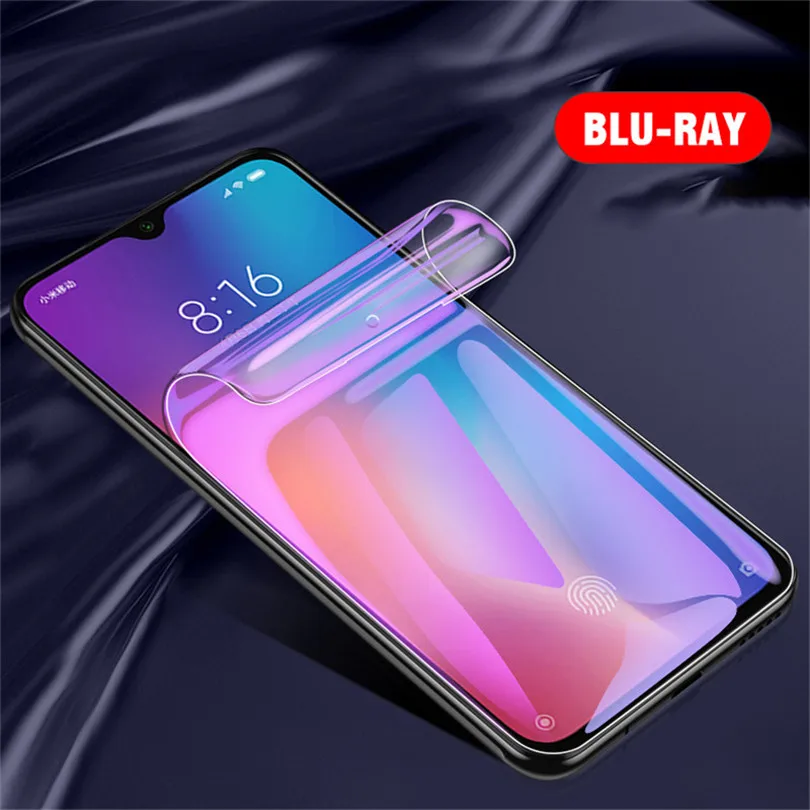 Reno12Pro Matte Hydrogel Film For OPPO Reno12 Pro Privacy Screen Protector Reno 12Pro Soft Anti Peeping HD Full Coverage Blue