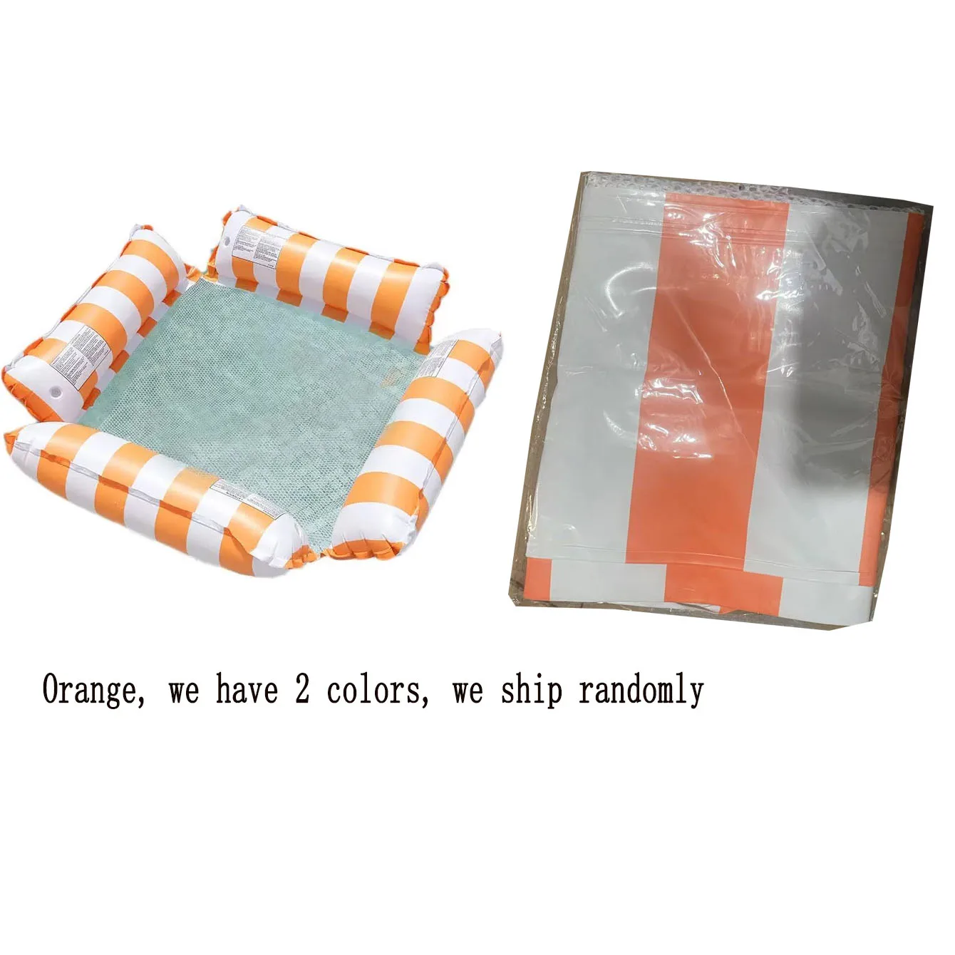 New Water Hammock Recliner Inflatable Floating Swimming Mattress Sea Swim Ring Swimming Pool Party Toy Recliner Swimming