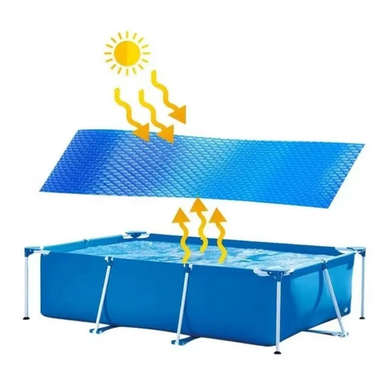 3*2m Rectangular and 3.6m Round Solar Swimming Pool Cover, Heat Insulation, Dustproof Blanket for Pool, Heat Pool Accessories