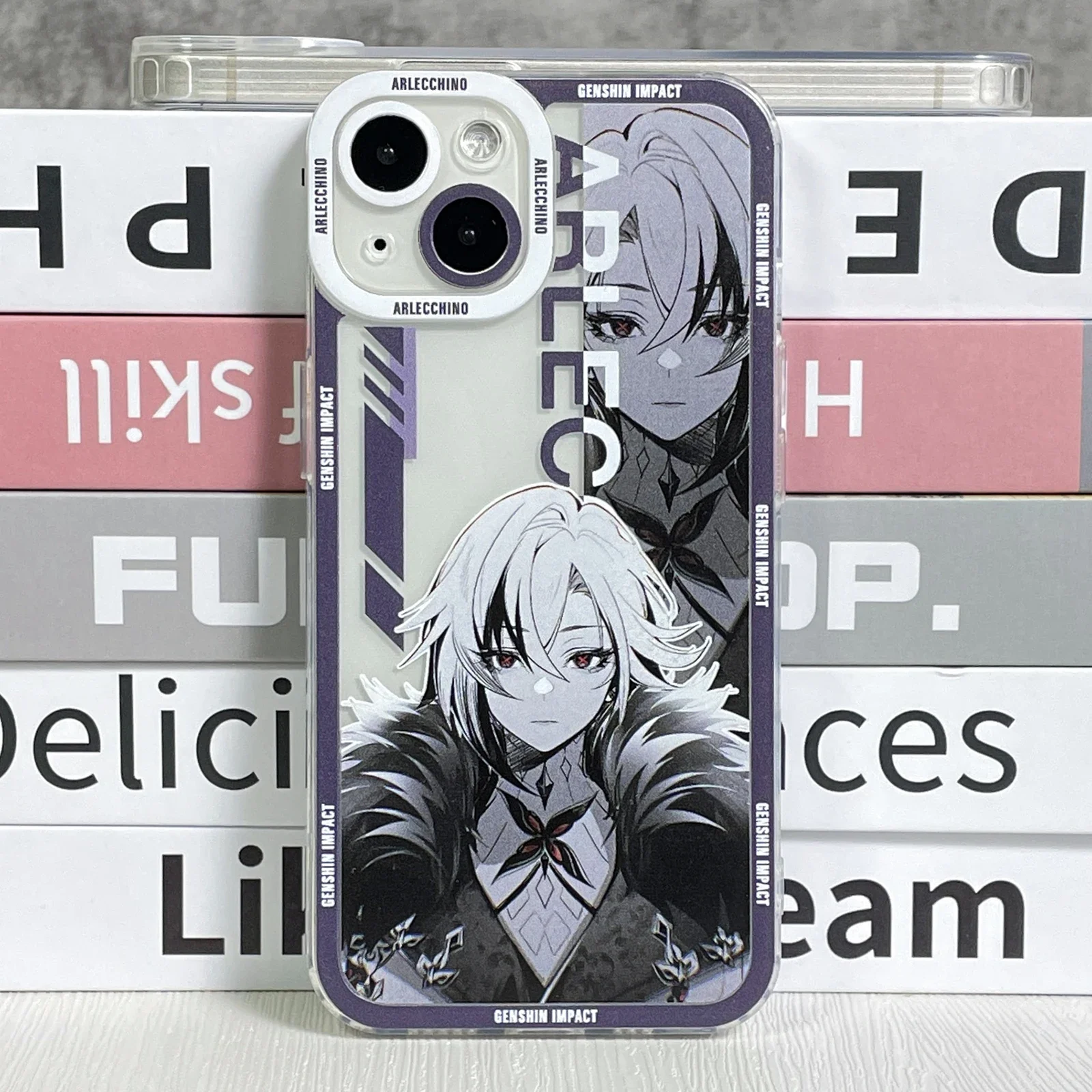 Genshin Impact Phone Case For Samsung Galaxy S10 S20 S21 S22 S23 S24 FE Plus Ultra Note 20 Transparent Shell Mobile Phone Covers