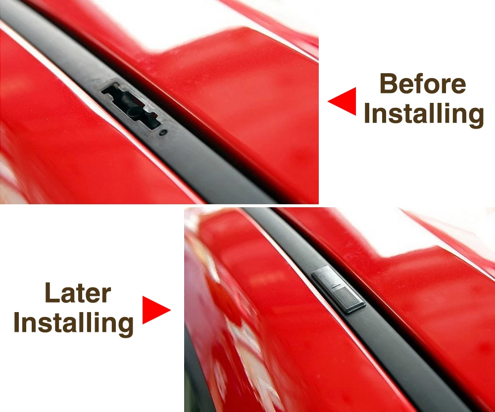 4Pcs Replacement Roof Rail Rack Moulding Clip Cover Snap For Mazda 2 3 6 CX5 Car Accessories