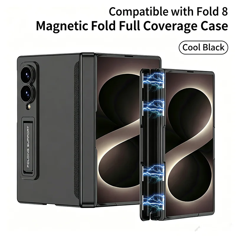 GKK Original Case for Samsung Galaxy Z Fold 8 Ultra 7 6 5 Case Magnetic Hinge Armor Shockproof Matte Hard PC Cover For Z Fold 4