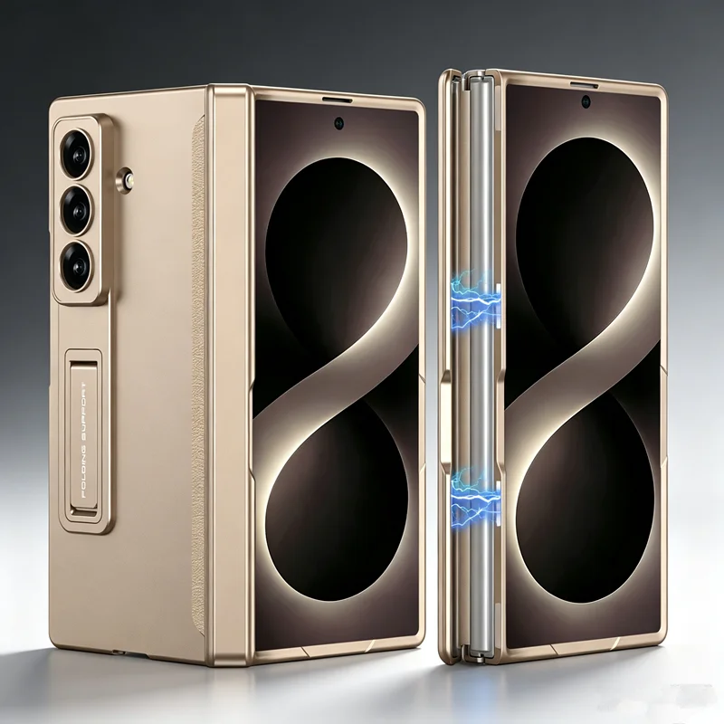 GKK Original Case for Samsung Galaxy Z Fold 8 Ultra 7 6 5 Case Magnetic Hinge Armor Shockproof Matte Hard PC Cover For Z Fold 4