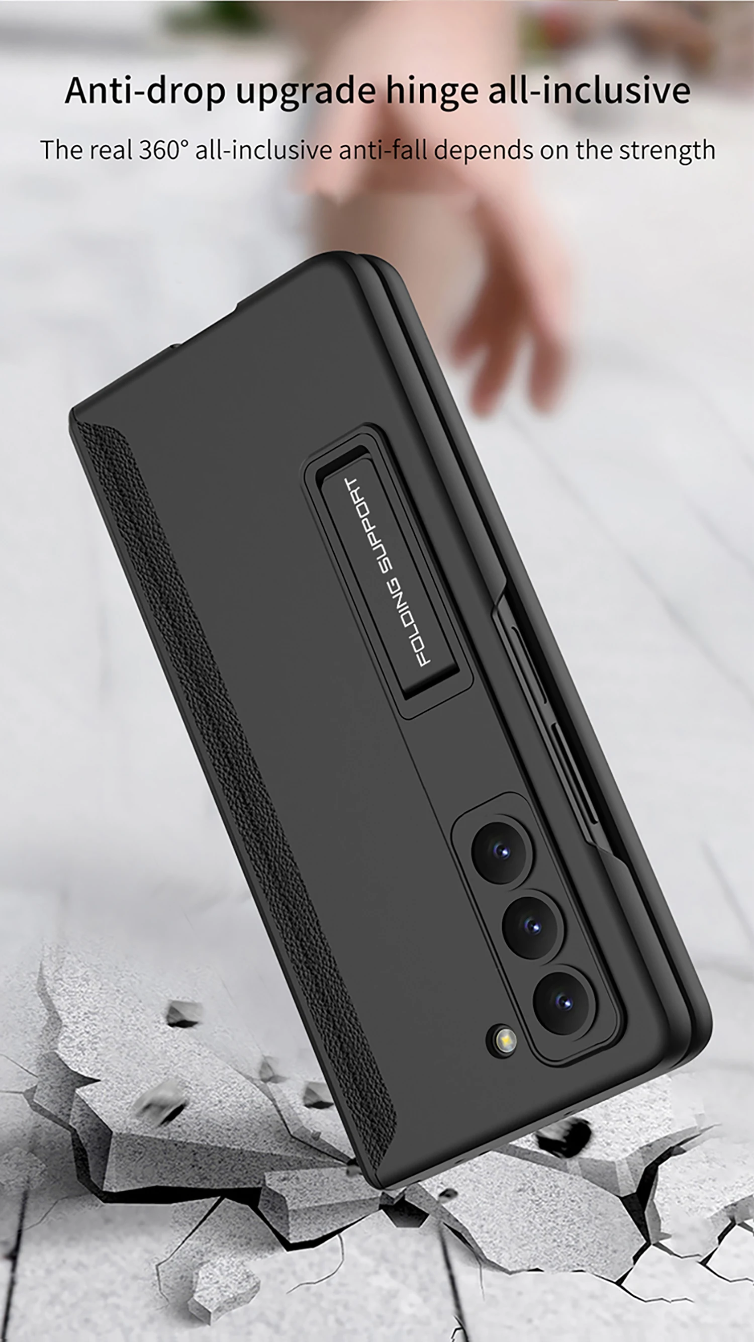 GKK Original Case for Samsung Galaxy Z Fold 8 Ultra 7 6 5 Case Magnetic Hinge Armor Shockproof Matte Hard PC Cover For Z Fold 4