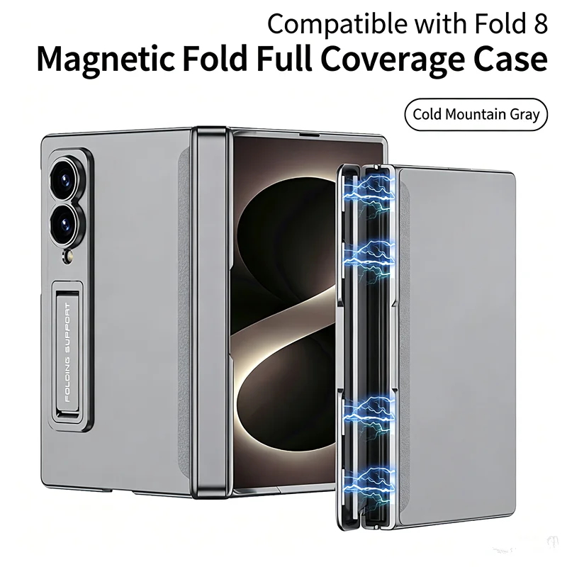 GKK Original Case for Samsung Galaxy Z Fold 8 Ultra 7 6 5 Case Magnetic Hinge Armor Shockproof Matte Hard PC Cover For Z Fold 4