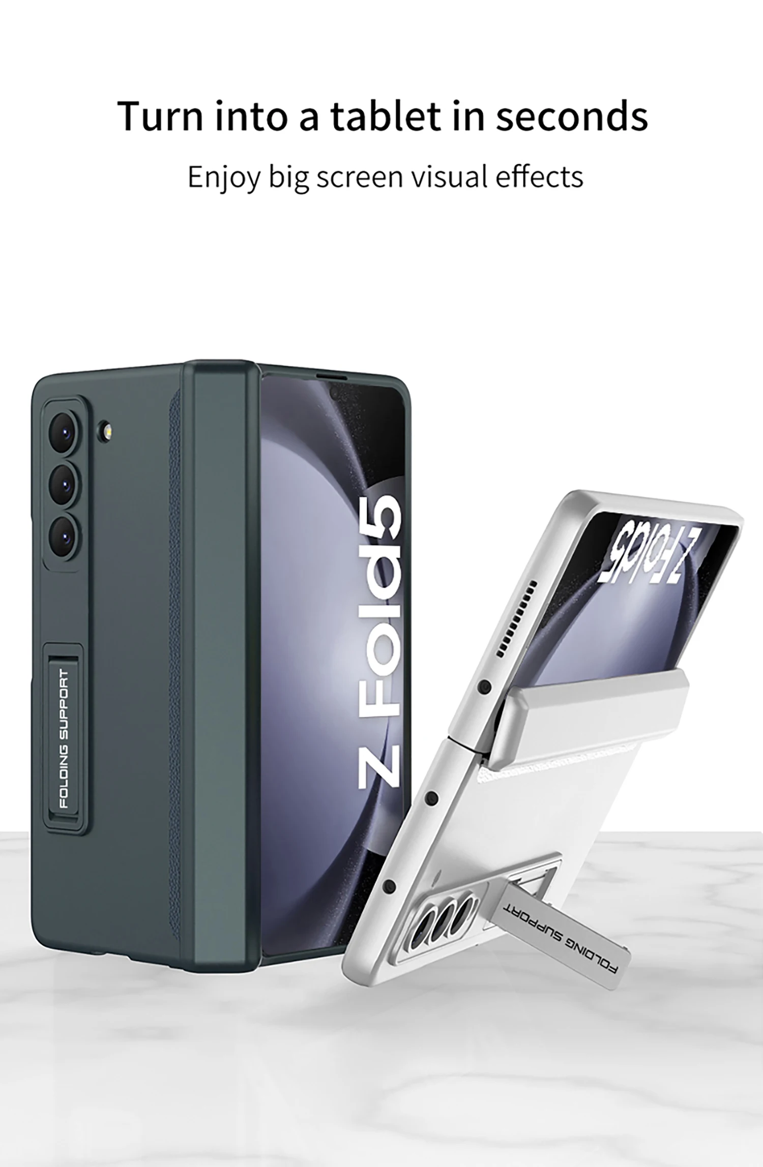 GKK Original Case for Samsung Galaxy Z Fold 8 Ultra 7 6 5 Case Magnetic Hinge Armor Shockproof Matte Hard PC Cover For Z Fold 4