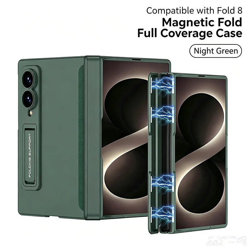 GKK Original Case for Samsung Galaxy Z Fold 8 Ultra 7 6 5 Case Magnetic Hinge Armor Shockproof Matte Hard PC Cover For Z Fold 4