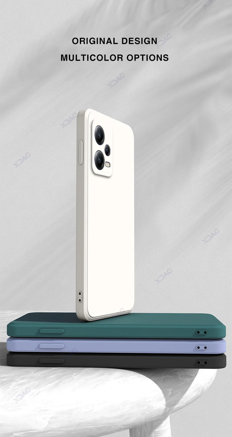 Luxury Double Liner Phone Case for Xiaomi POCO X5 Pro 5G Square Liquid Silicone Back Cover POCOX5 X5Pro 360 Soft Shockproof Bags