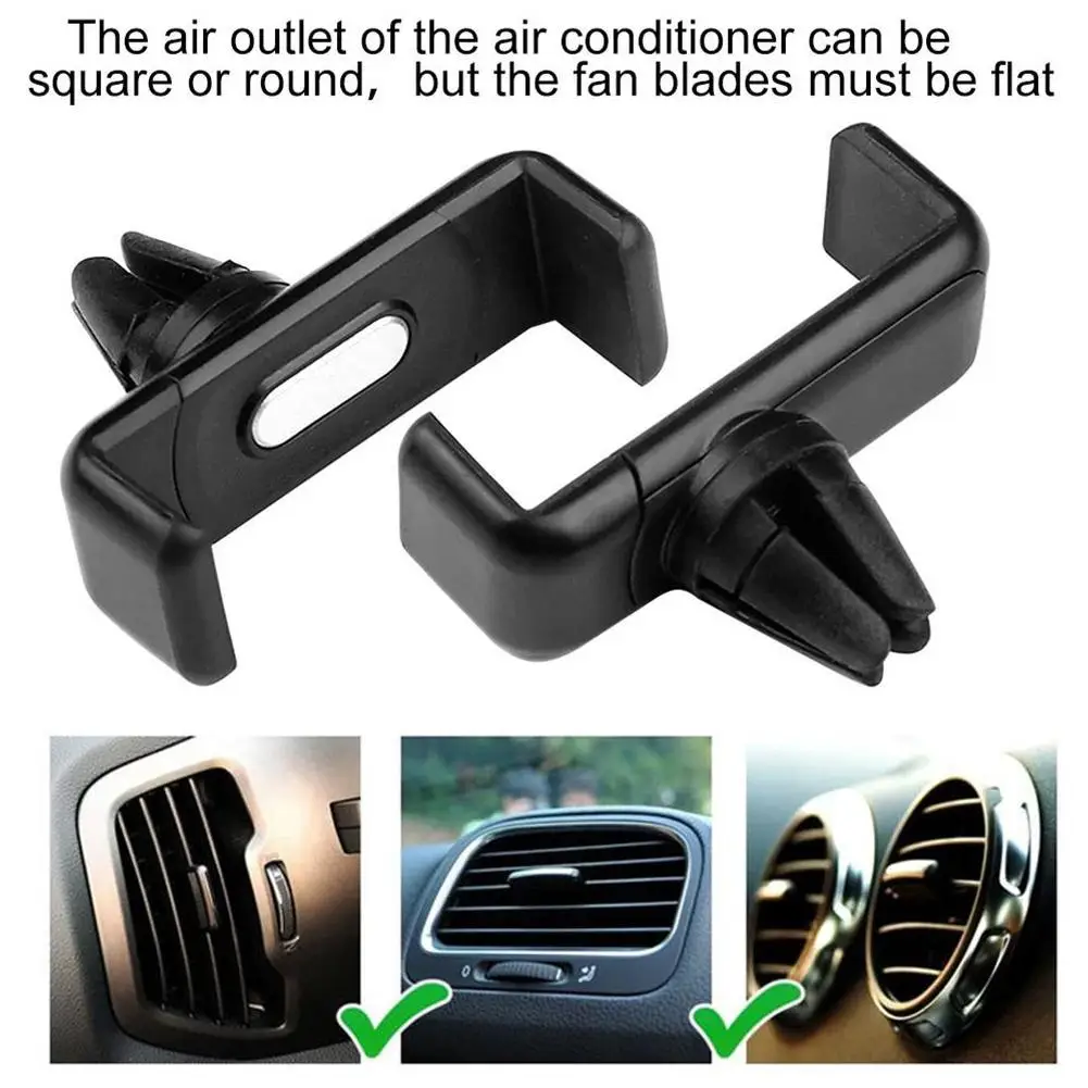 Car Phone Automobile Clamp For All Mobile Phones Dashboard Windshield Vent Hands Free Phone Holder Stand