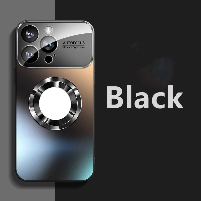 Luxury Titanium Metallic Color Matte Magnetic Case for iPhone 16 15 14 13 12 11 Pro Max Plus Case for Magsafe Wireless Charge