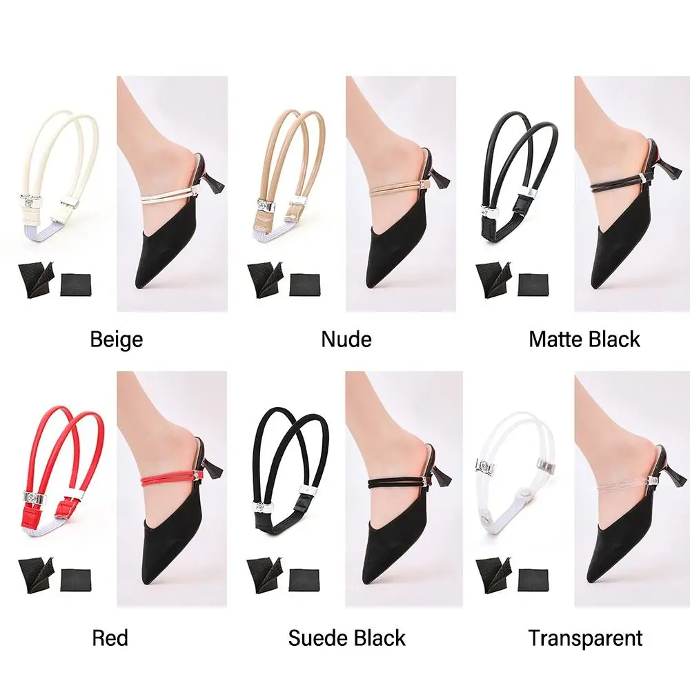 Women Shoelaces Bundle High Heels Adjustable Shoe Belt Ankle Holding Loose Anti-dropping heel Tie Shoelaces Tie Straps Band