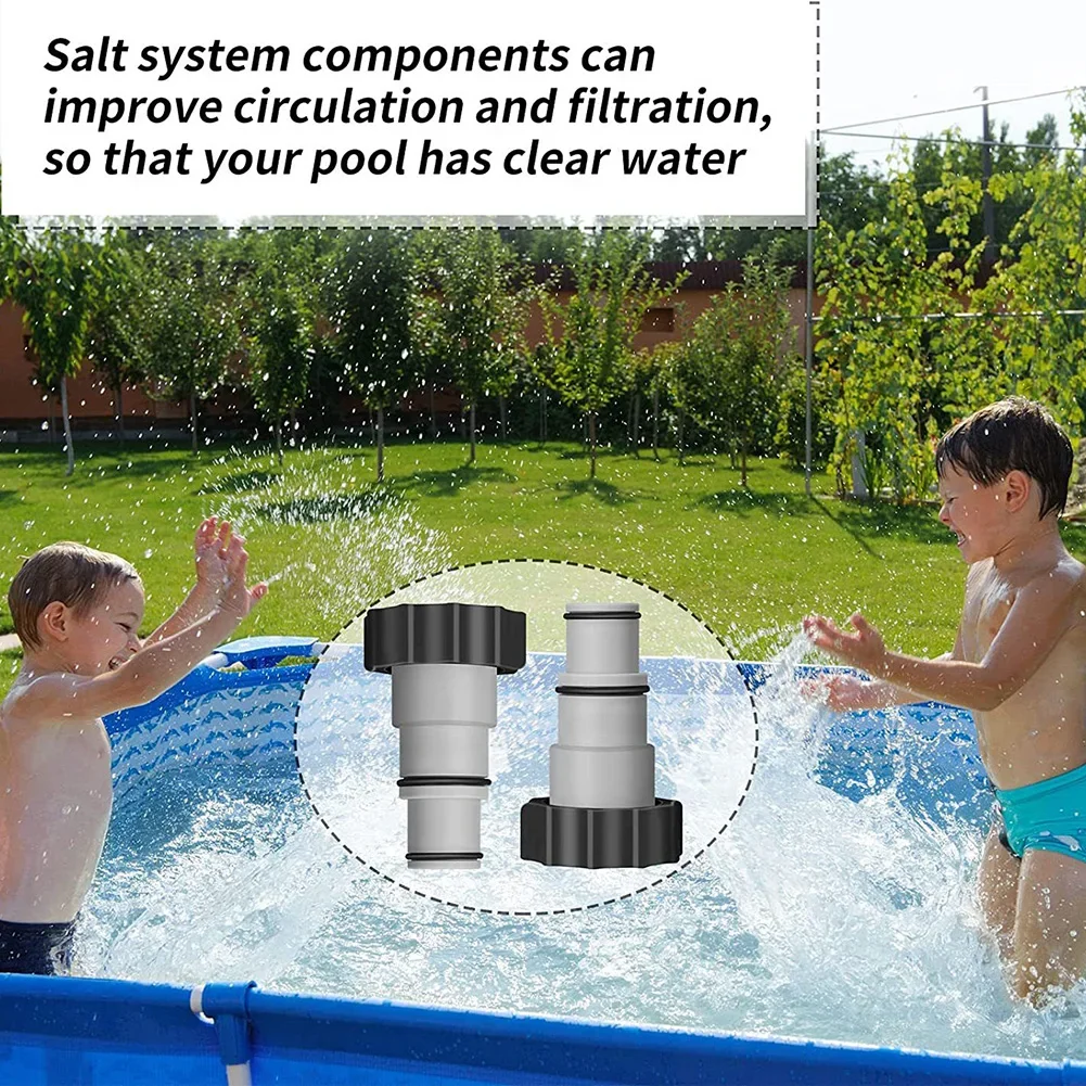 1/2/3/4/5Pcs Swimming Pool Pipe Hose Holder for Intex Threaded Connection Pump Replacement Hose Adapter Above Ground Pool Filter