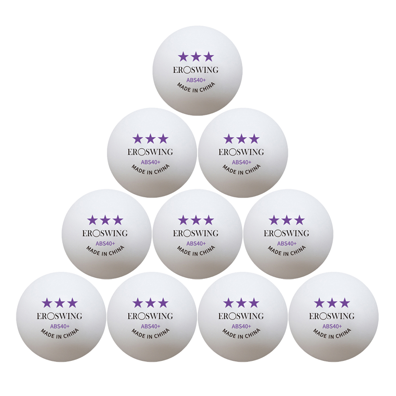 20/50/100pcs Eroswing Huieson 3-Star Table Tennis Balls 40mm+ New Material ABS 2.8g Professional Ping Pong Ball for Training