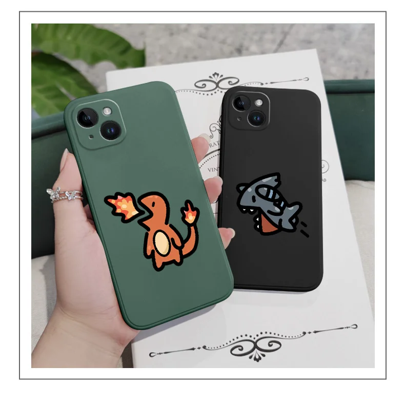 Dinosaur Monster Phone Case For iPhone 17 16 15 14 13 12 11 Plus Pro Max Mini Silicone Cover