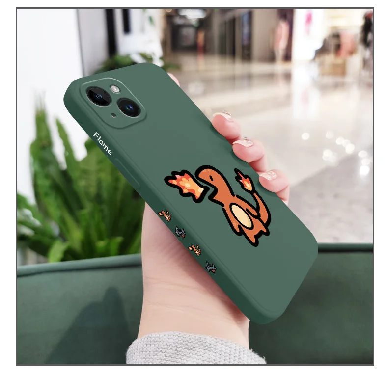 Dinosaur Monster Phone Case For iPhone 17 16 15 14 13 12 11 Plus Pro Max Mini Silicone Cover