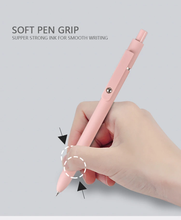 Piloting Morandi Colour Gel Pens Soft Touch Quick Dry Smooth 0.5mm Gel Ink Pen For School Student Writing Stationery Supplies