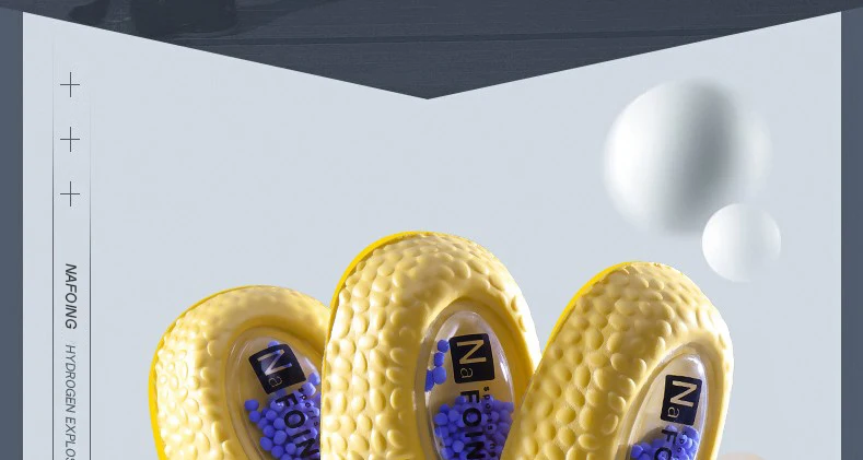 1Pair NAFOING Boost Sport Insoles Men's Women's Sneaker Insoles Super Soft Bottoms Air Cushioning For Shock Absorption Comfort