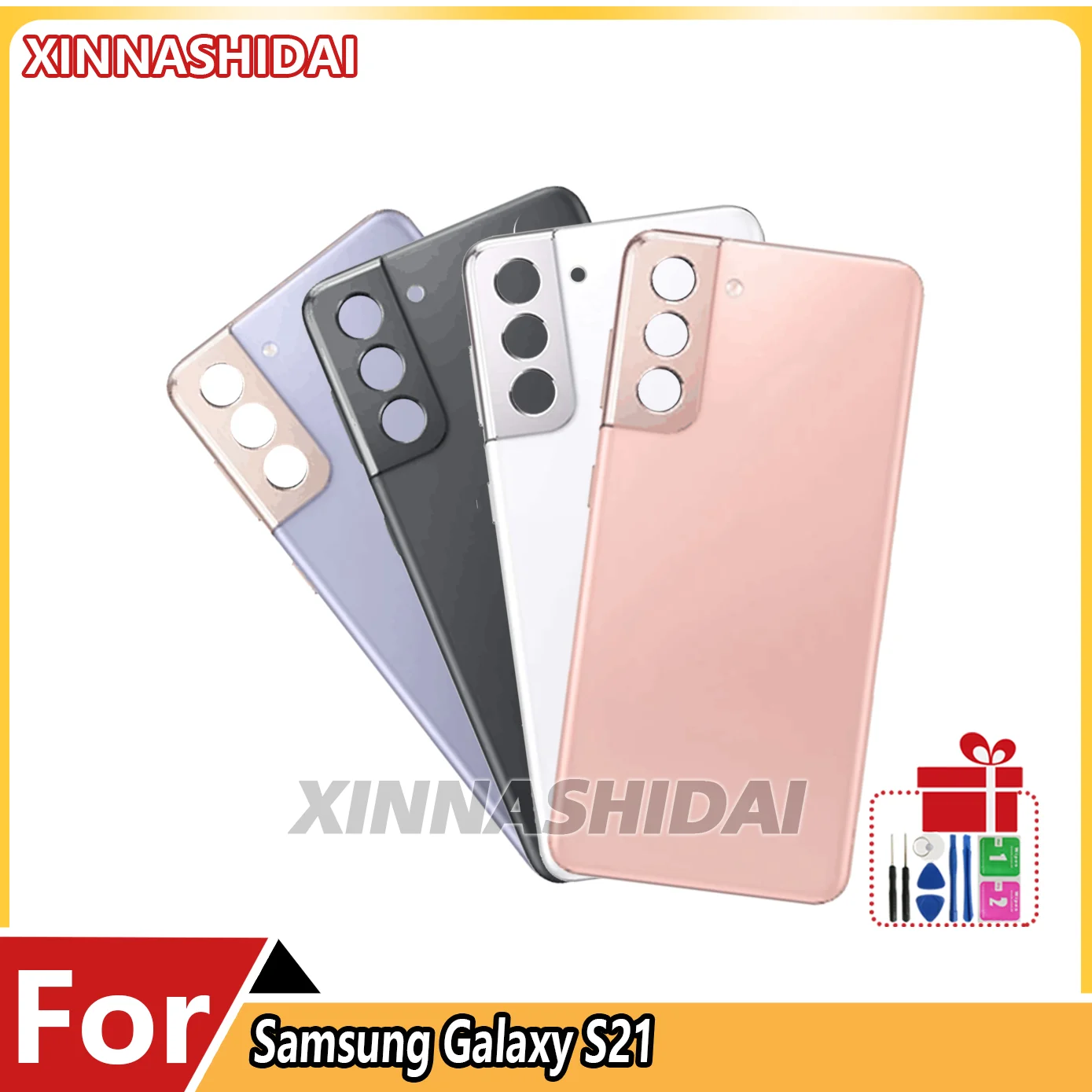 New Battery Back Cover For Samsung Galaxy S21 Battery Back Cover Rear Door Housing Case Replacement Parts