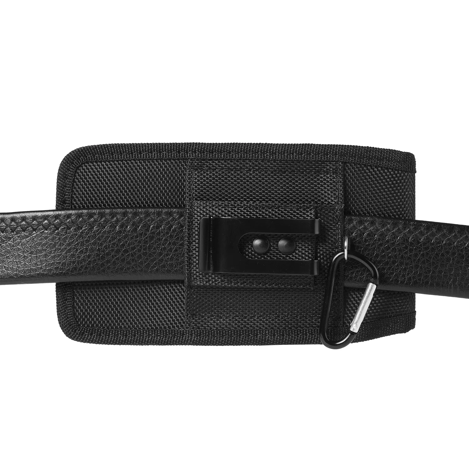 Vertical Nylon Cell Phone Belt Clip Holster Pouch Buckle Wallet Card Holder Case Cover For 3.5inch-7.5inch Phone iPhone Samsung