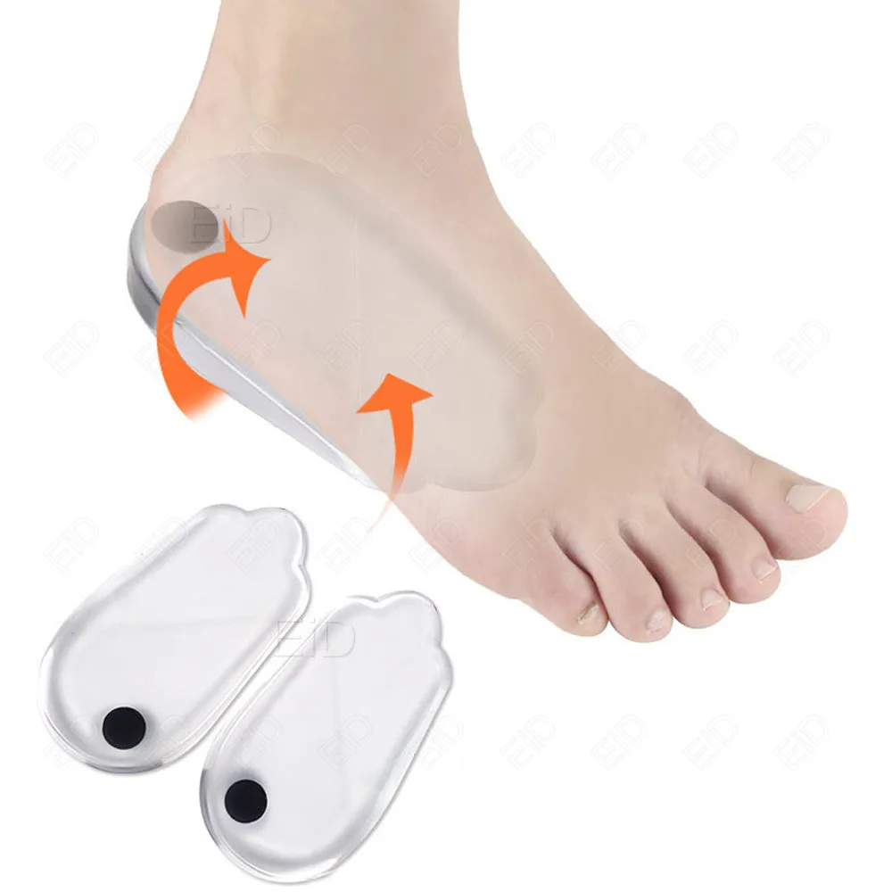 1 Pair Magnets Silicon Orthopedic Insoles Foot Care Tool For Men Women Health Care O/X Type Legs Knee Varus Correction Heel Pads