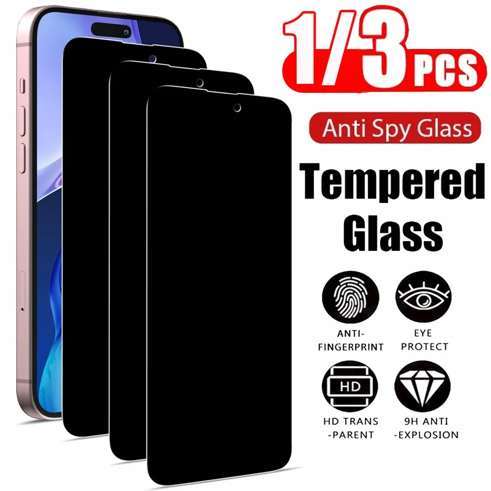 1~5PCS HD Tempered Glass For iPhone 18 16 17 Pro Max 17e 16e 15 14 13 12 Screen Protector Film For iPhone 11 13 Mini Glass