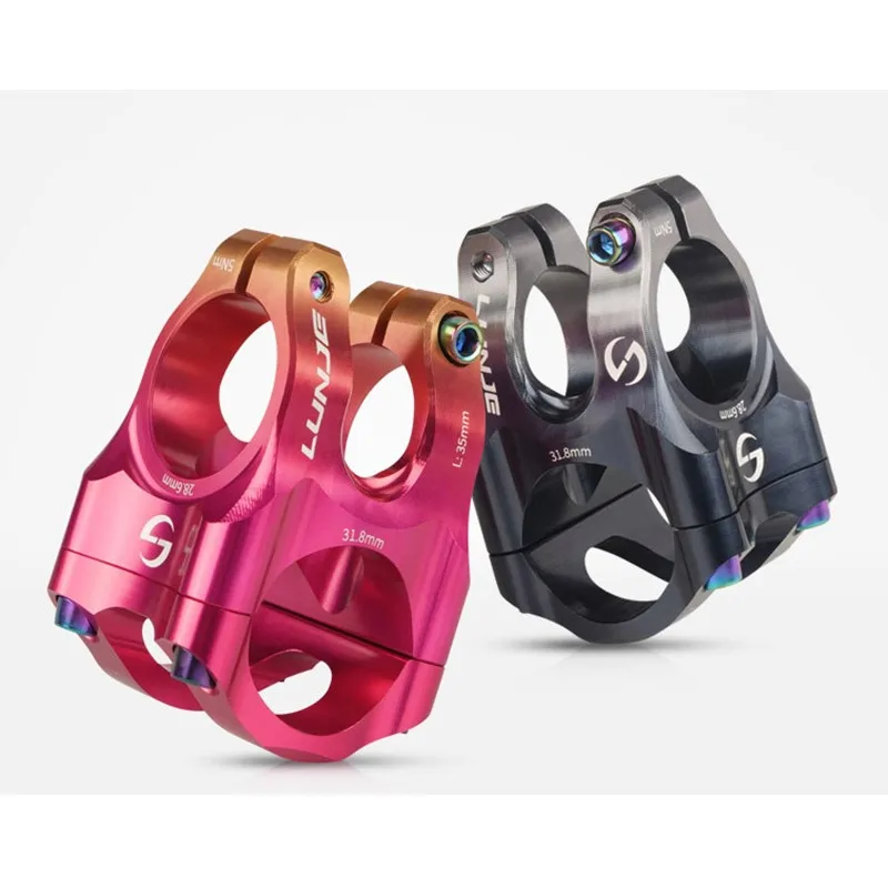 MTB Road Bike Stem CNC Mountain Bicycle Bridge 31 8 Short Road Bike Power High Strength Climbing Riser 45mm Mtb Power