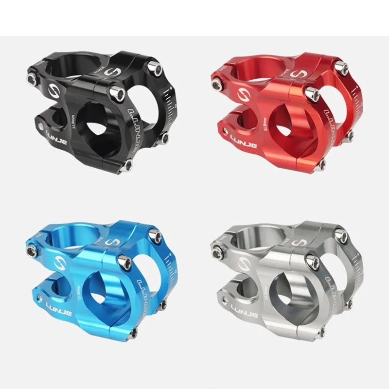 MTB Road Bike Stem CNC Mountain Bicycle Bridge 31 8 Short Road Bike Power High Strength Climbing Riser 45mm Mtb Power