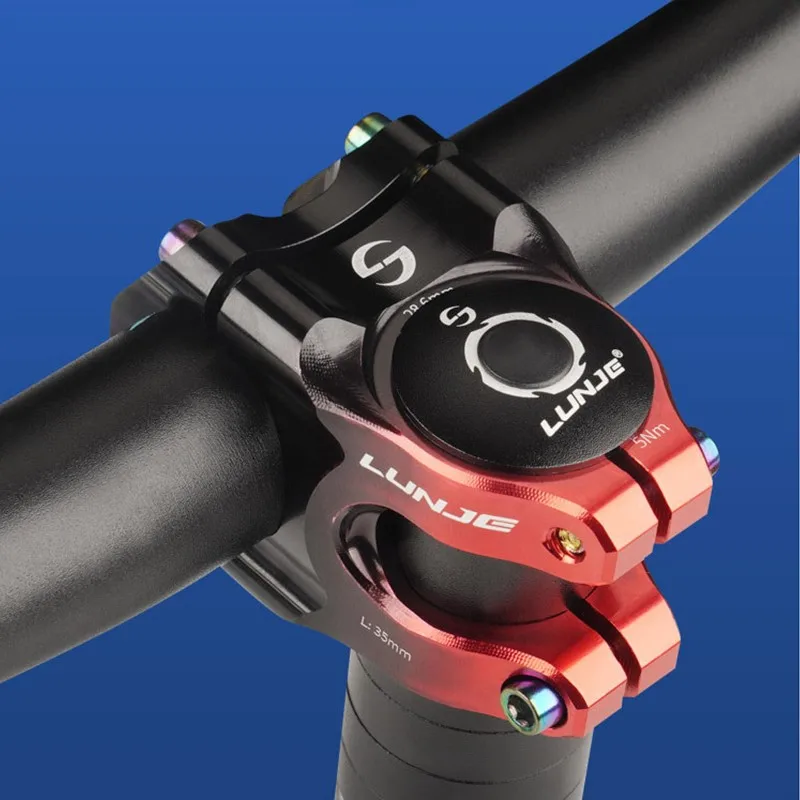 MTB Road Bike Stem CNC Mountain Bicycle Bridge 31 8 Short Road Bike Power High Strength Climbing Riser 45mm Mtb Power