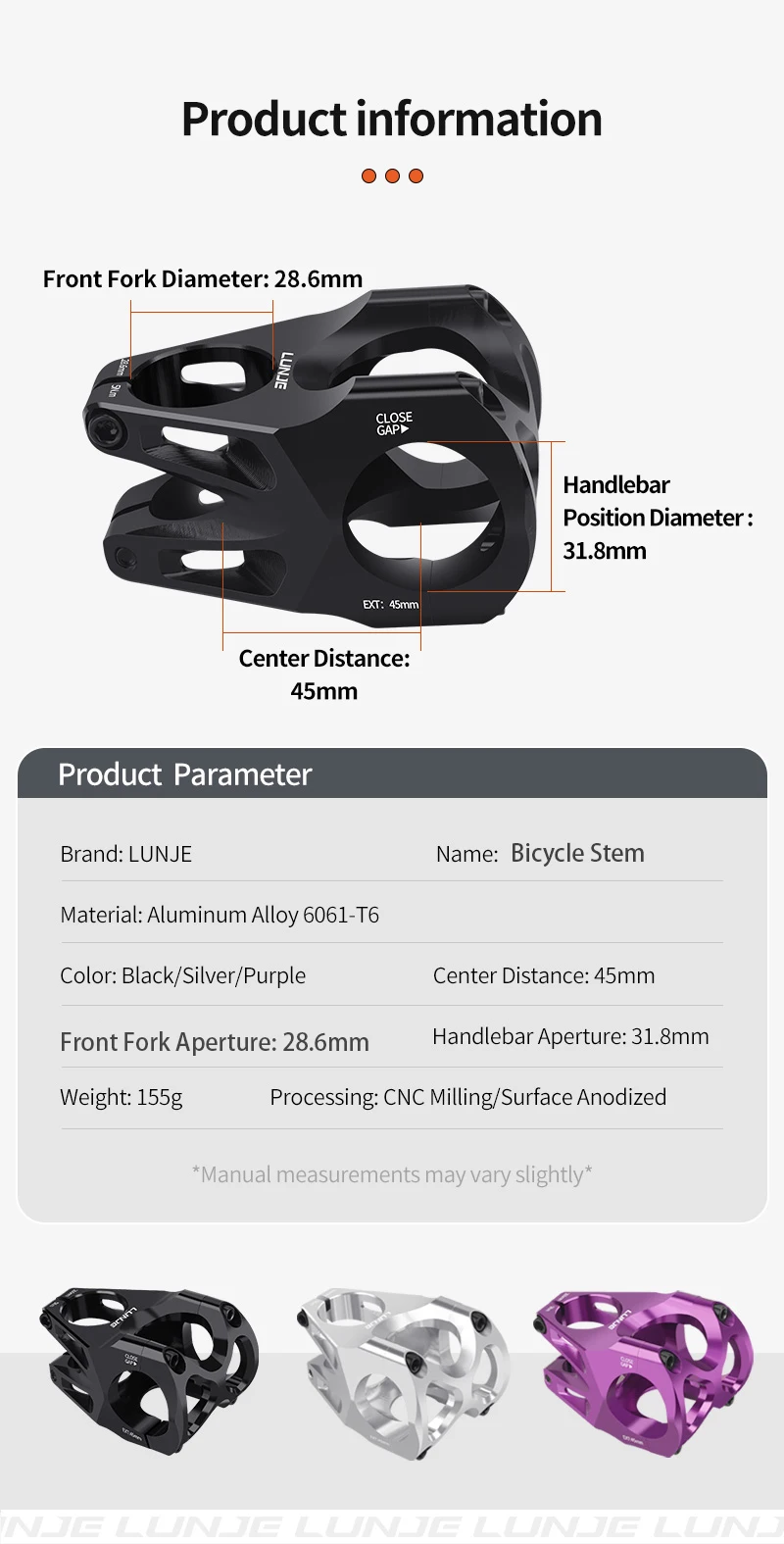 MTB Road Bike Stem CNC Mountain Bicycle Bridge 31 8 Short Road Bike Power High Strength Climbing Riser 45mm Mtb Power