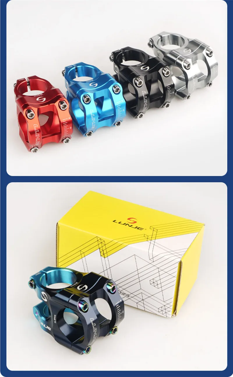 MTB Road Bike Stem CNC Mountain Bicycle Bridge 31 8 Short Road Bike Power High Strength Climbing Riser 45mm Mtb Power