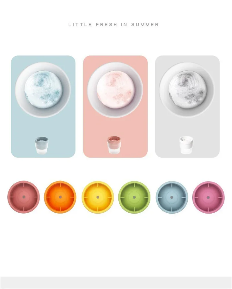 JUSTINLAU Ice Maker Food Grade Sphere Ice Mold Stackable Slow Melting DIY Ice Ball For Cocktail Whiskey Drink Home Bar Tools